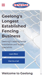 Mobile Screenshot of geelongfencing.com.au